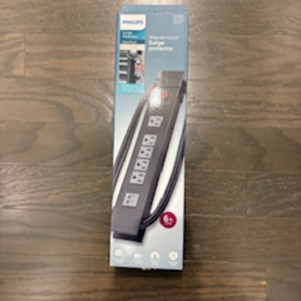 Philips - Garage+ by Elfa Outlet Surge Protector